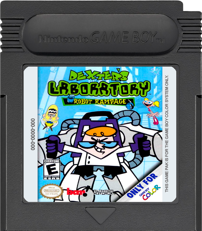 DEXTER'S LAB-MANDARK'S ROBOT R - GAMEBOY COLOR