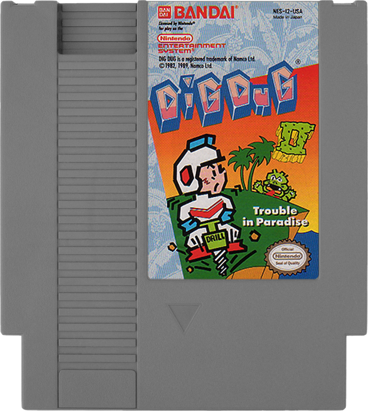 Dig Dug II Trouble In Paradise - NINTENDO 8 BIT