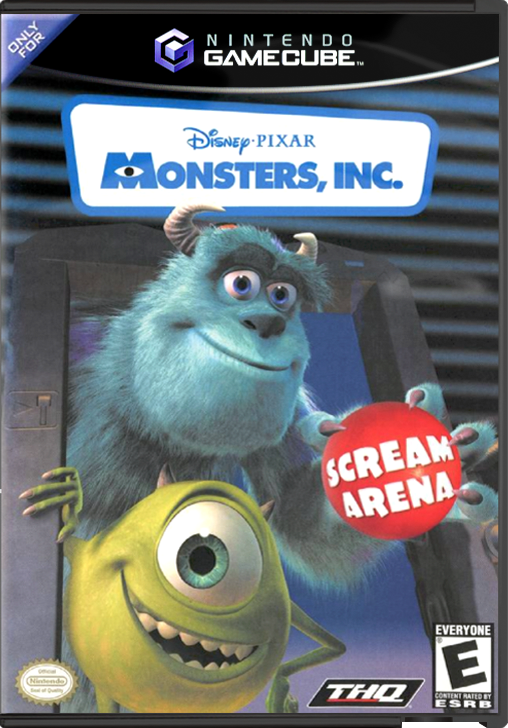 Monsters Inc Scream Arena - GAMECUBE