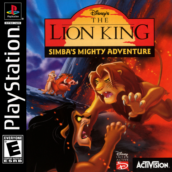 DISNEYS LION KING SIMBAS MIGHTY ADVENTUR - PLAYSTATION
