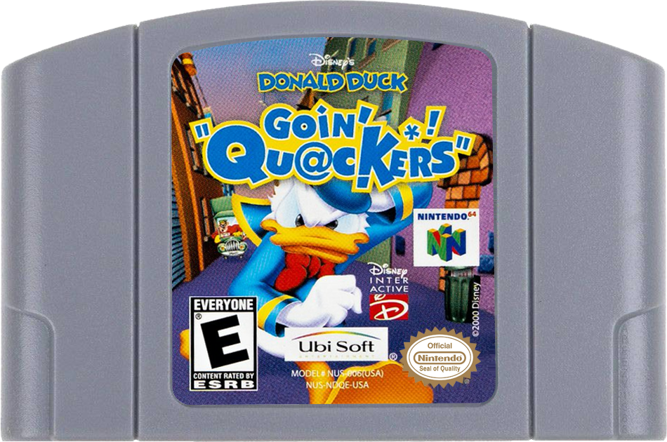 DONALD DUCK-GOIN' QUACKERS - NINTENDO 64