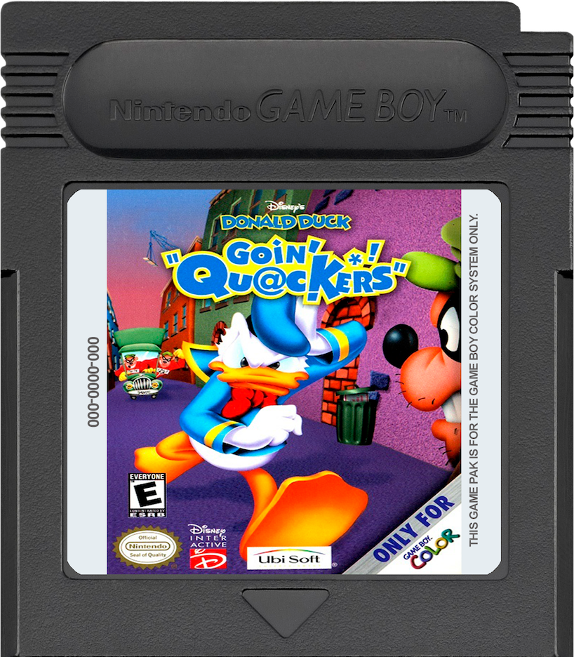 DONALD DUCK-GOIN' QUACKERS - GAMEBOY COLOR