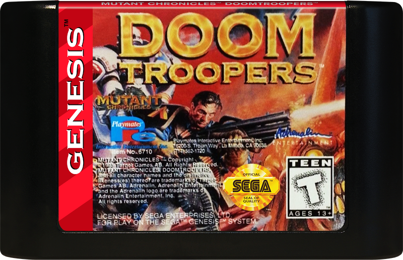 Mutant Chronicles DoomTroopers - SEGA GENESIS