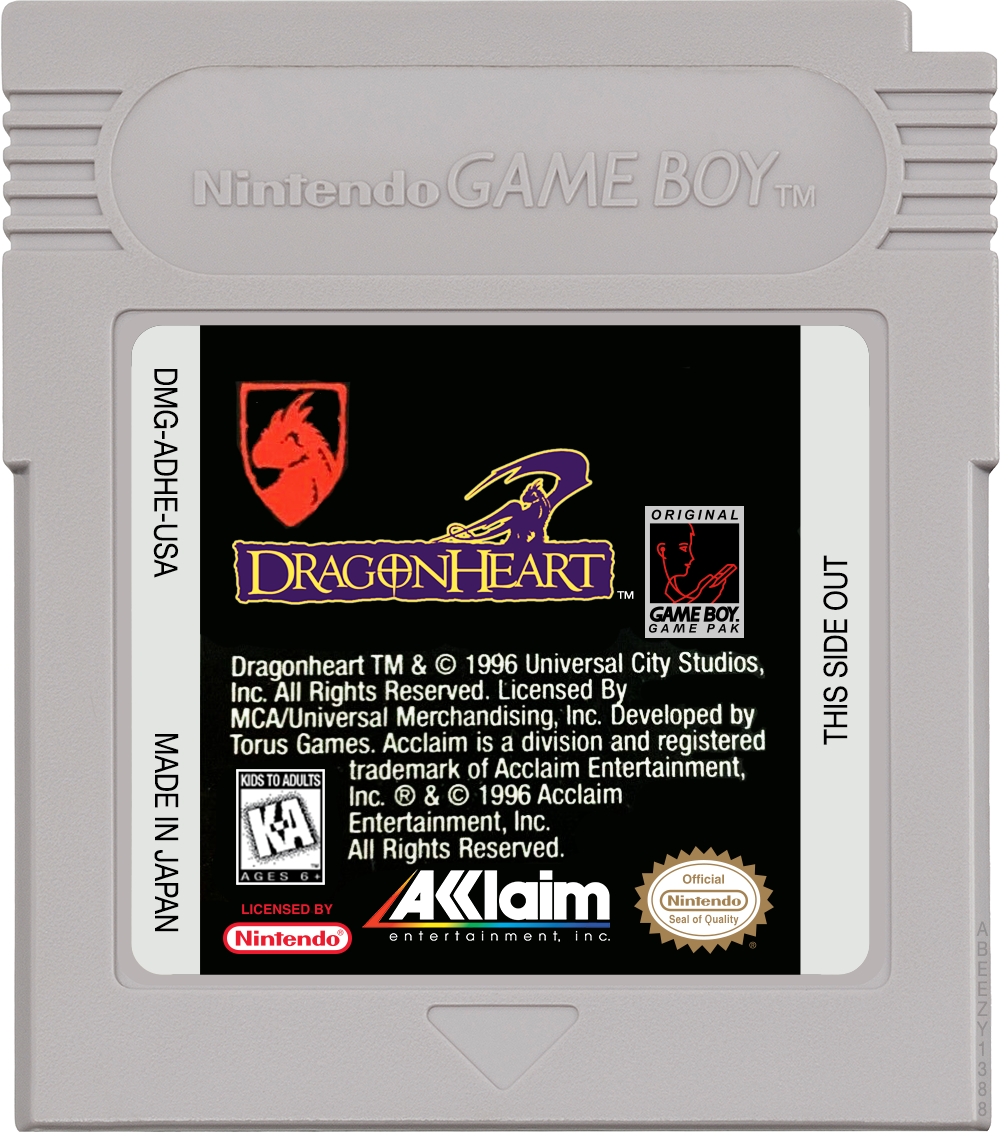 Dragonheart - GAMEBOY