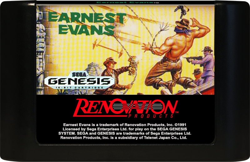 Earnest Evans - SEGA GENESIS