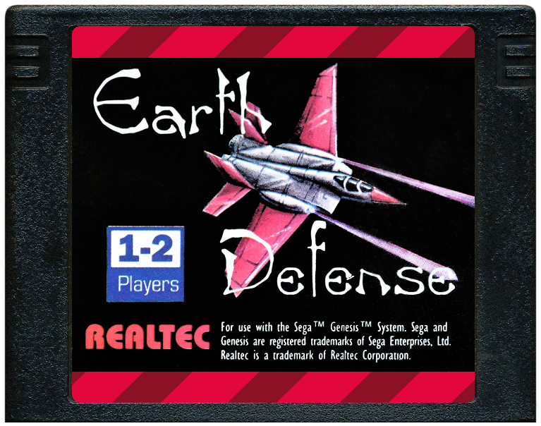Earth Defense - SEGA GENESIS