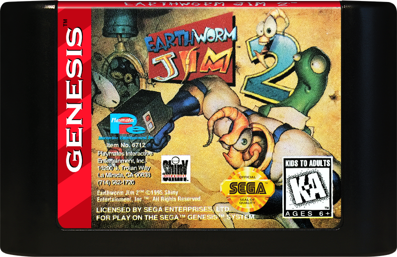 Earthworm Jim 2 - SEGA GENESIS