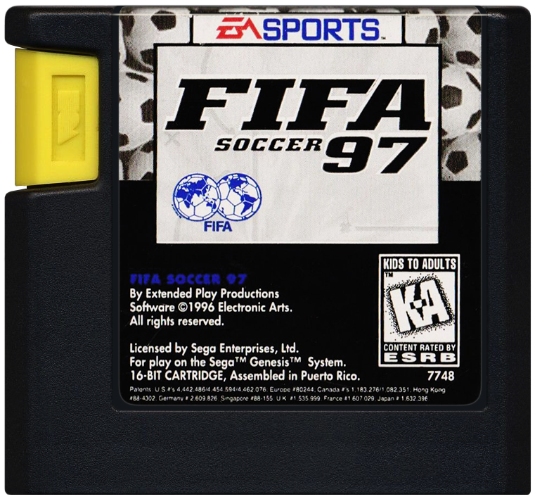 FIFA SOCCER 97 - SEGA GENESIS