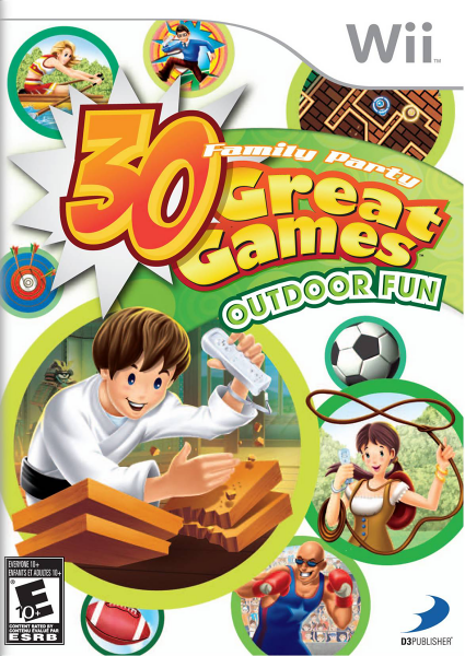 30 GREAT GAMES: FAMILY PARTY OUTDOORS - WII