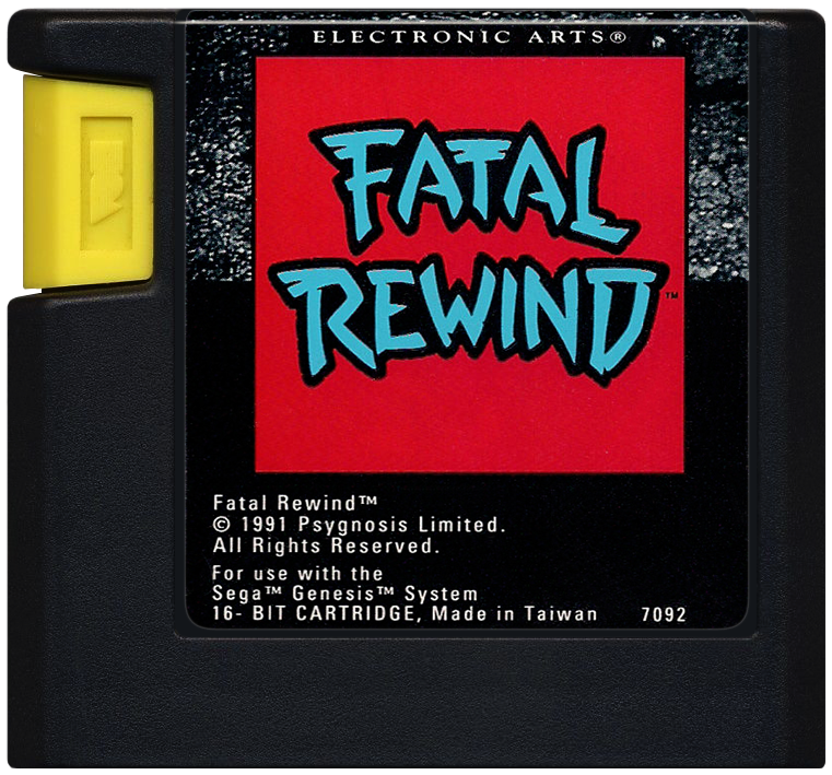 Fatal Rewind - SEGA GENESIS