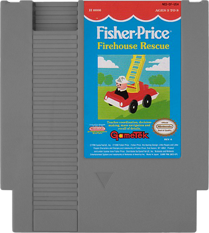 Fisher Price Firehouse Rescue - NINTENDO 8 BIT