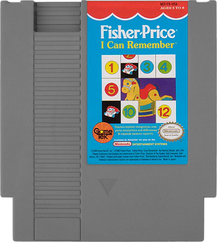 Fisher Price I Can Remember - NINTENDO 8 BIT