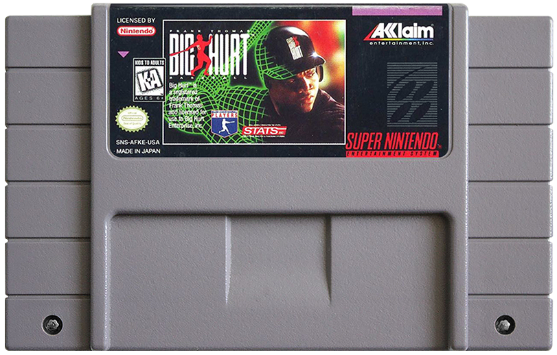 Frank Thomas Big Hurt Baseball - SNES