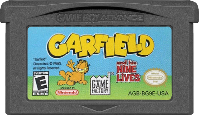 Garfield And His Nine Lives - GAMEBOY ADVANCE
