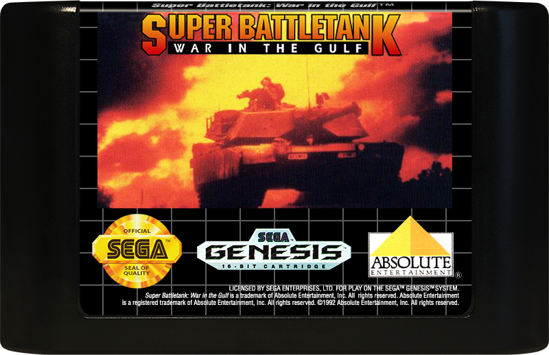 Super Battletank War In The Gulf - SEGA GENESIS