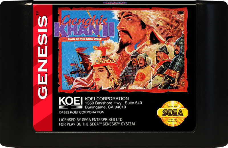 Genghis Khan II - SEGA GENESIS