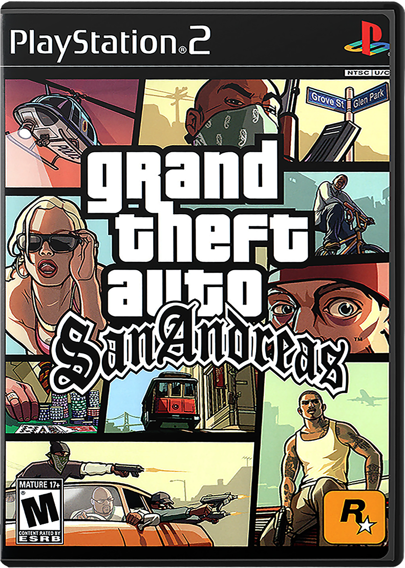 GRAND THEFT AUTO SAN ANDREAS - PLAYSTATION 2