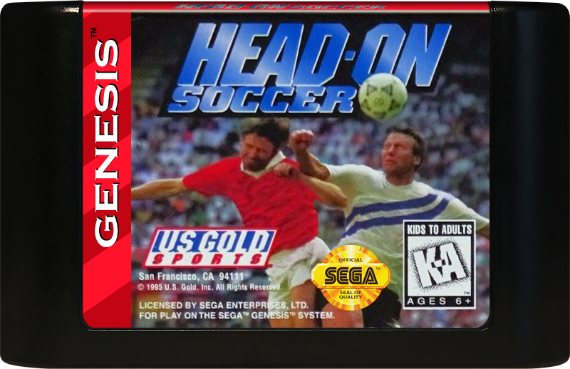 Head On Soccer - SEGA GENESIS