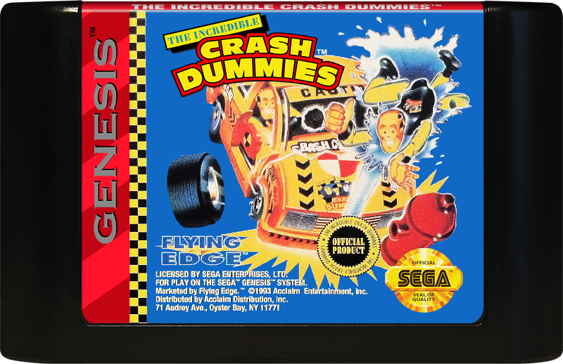 The Incredible Crash Dummies - SEGA GENESIS