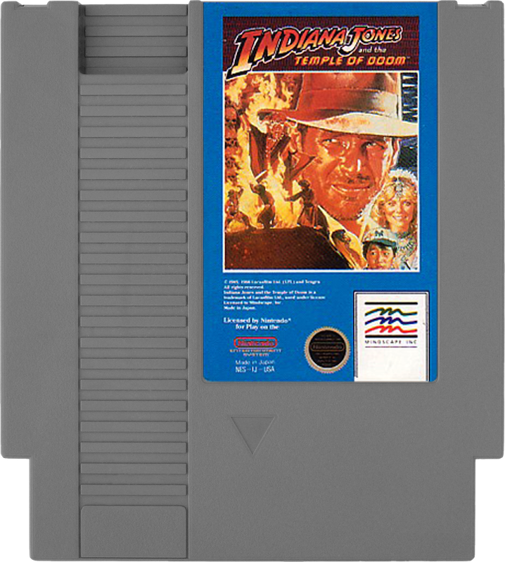 Indiana Jones And The Temple Of Doom - NINTENDO 8 BIT