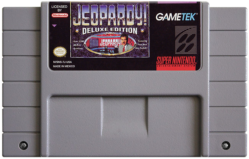 Jeopardy Deluxe Edition - SNES