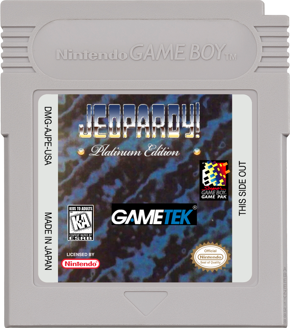 Jeopardy Platinum Edition - GAMEBOY