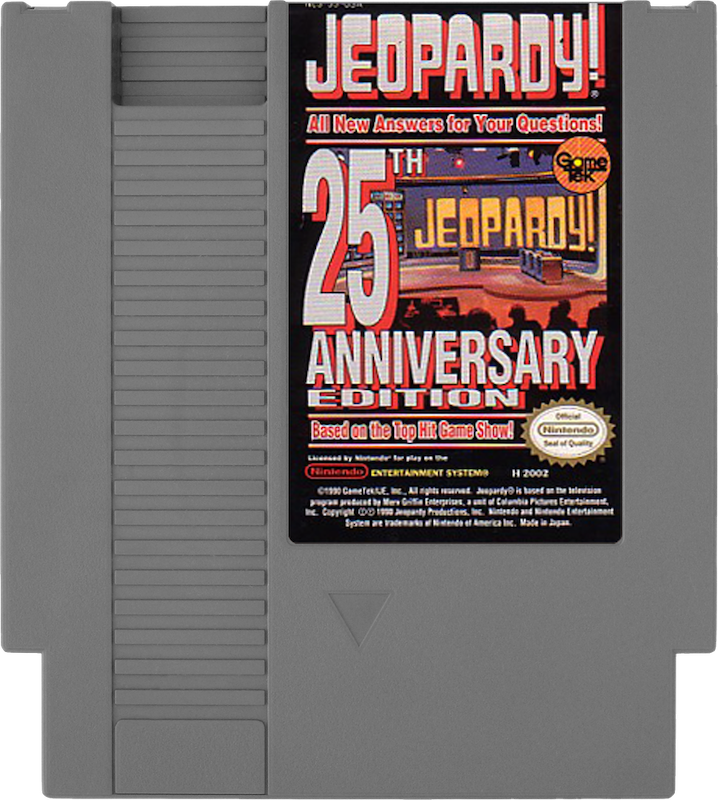 Jeopardy 25th Anniversary Edition - NINTENDO 8 BIT
