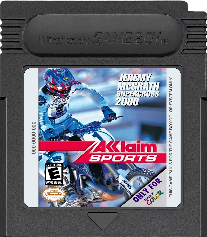 JEREMY MCGRATH-SUPERCROSS 2000 - GAMEBOY COLOR