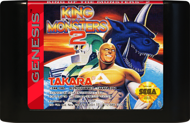 King Of The Monsters 2 - SEGA GENESIS