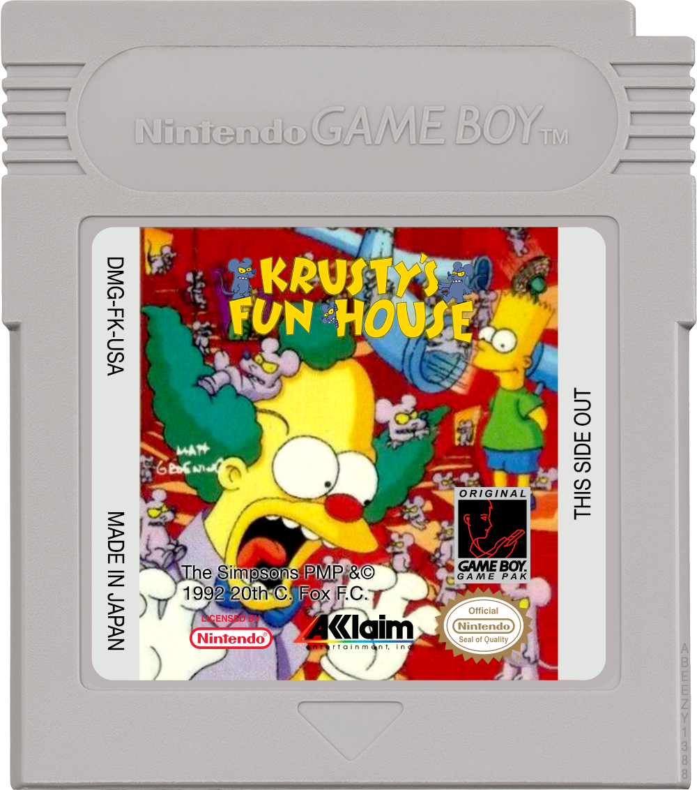 Krustys Fun House - GAMEBOY