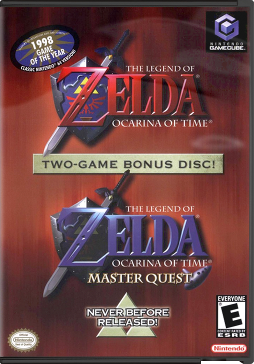Legend of Zelda Ocarina of Time w/bonus - GAMECUBE