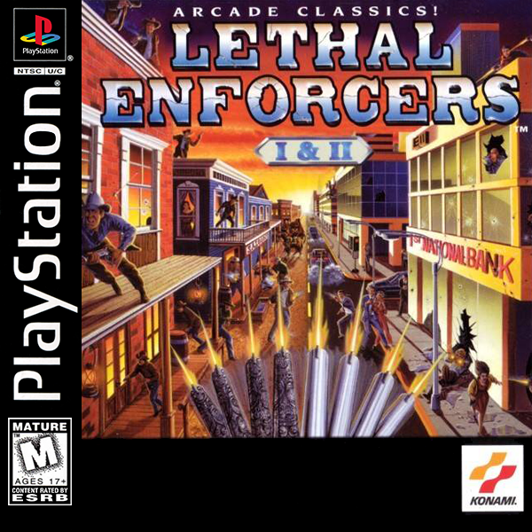 LETHAL ENFORCERS - PLAYSTATION