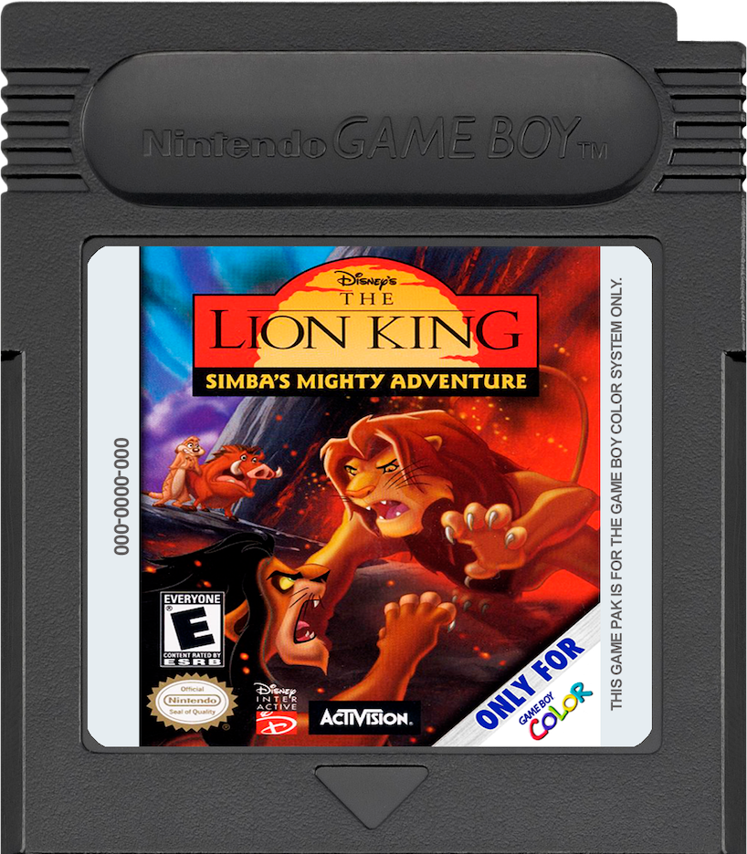 Lion King Simbas Mighty Adventure - GAMEBOY COLOR