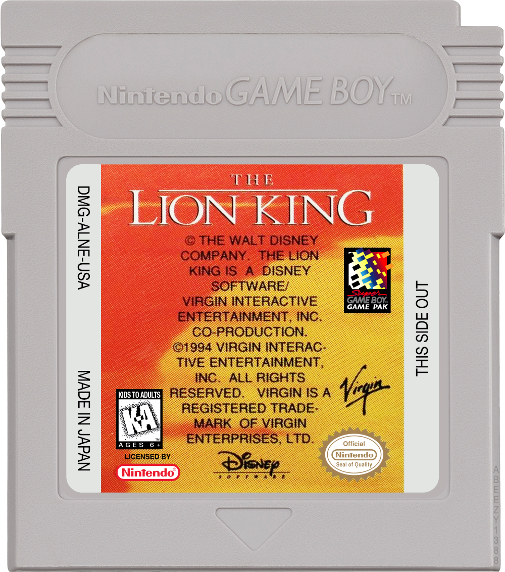 Lion King - GAMEBOY
