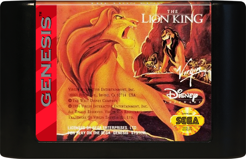 Lion King - SEGA GENESIS