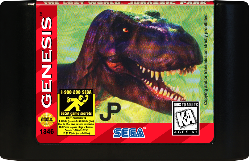 Jurassic Park: Lost World - SEGA GENESIS