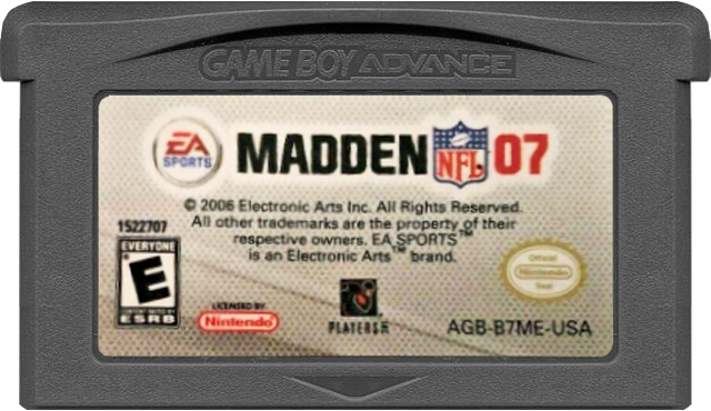 Madden 2007 - GAMEBOY ADVANCE