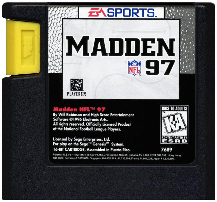 Madden 97 - SEGA GENESIS