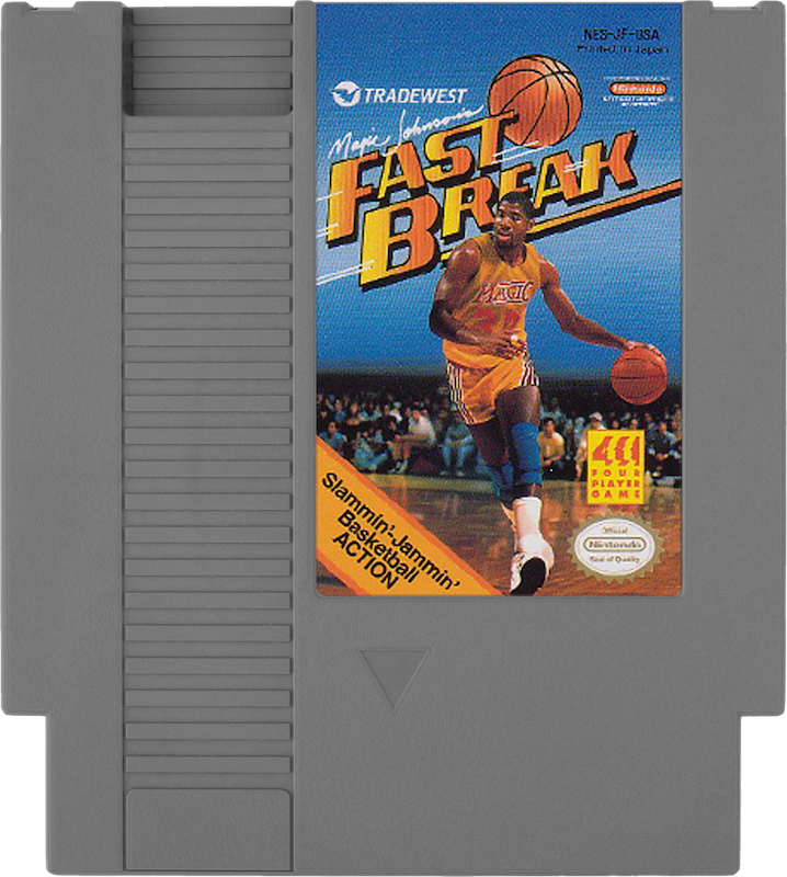 Magic Johnsons Fast Break - NINTENDO 8 BIT