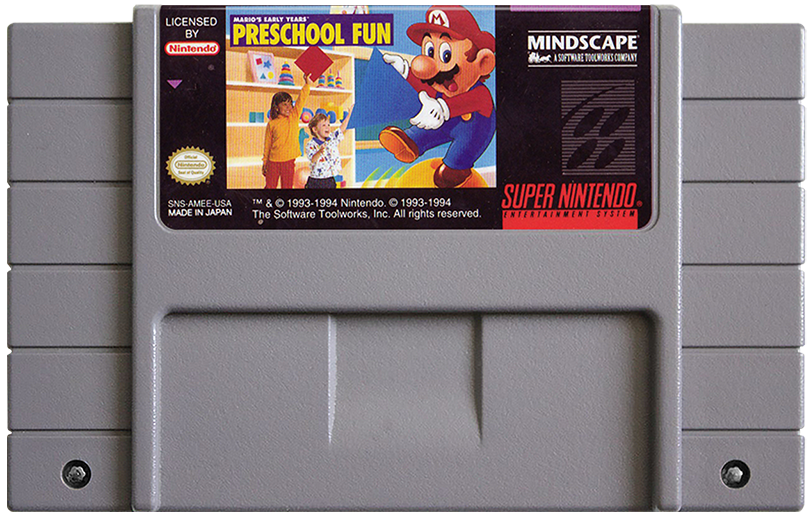 Marios Early Years Preschool Fun - SNES