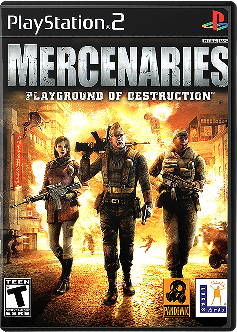 Mercenaries Playground of Destruction - PLAYSTATION 2