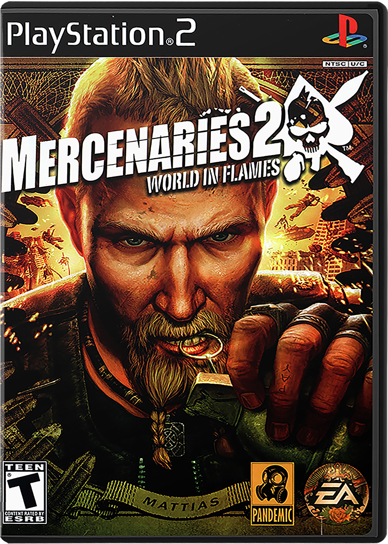 MERCENARIES 2 WORLD IN FLAMES - PLAYSTATION 2