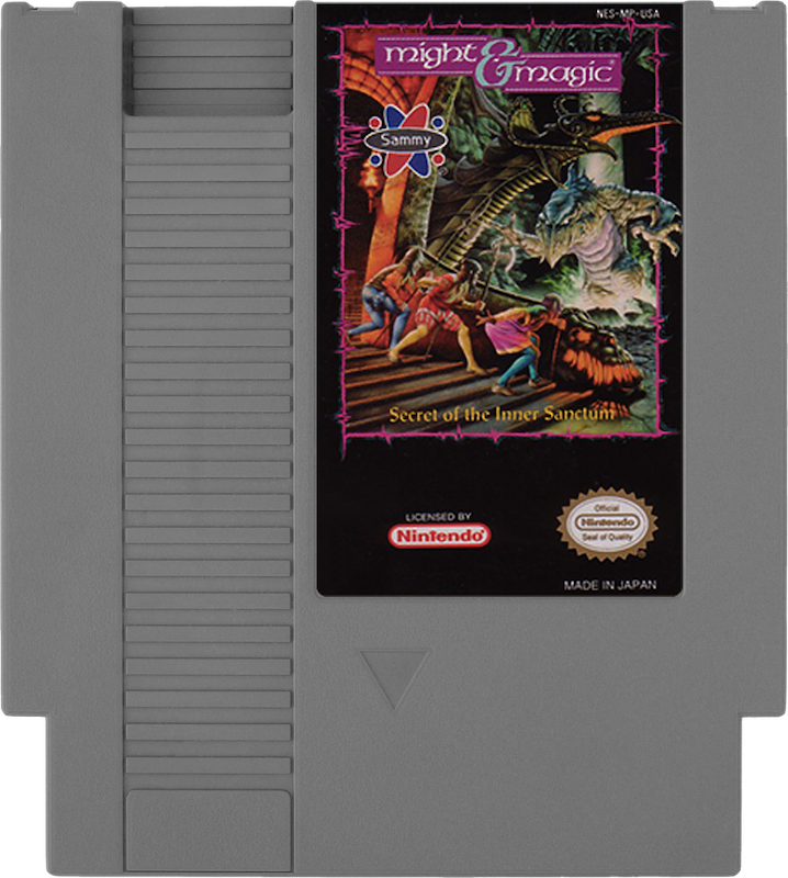 Might & Magic Secret Of The Inner Sanctu - NINTENDO 8 BIT