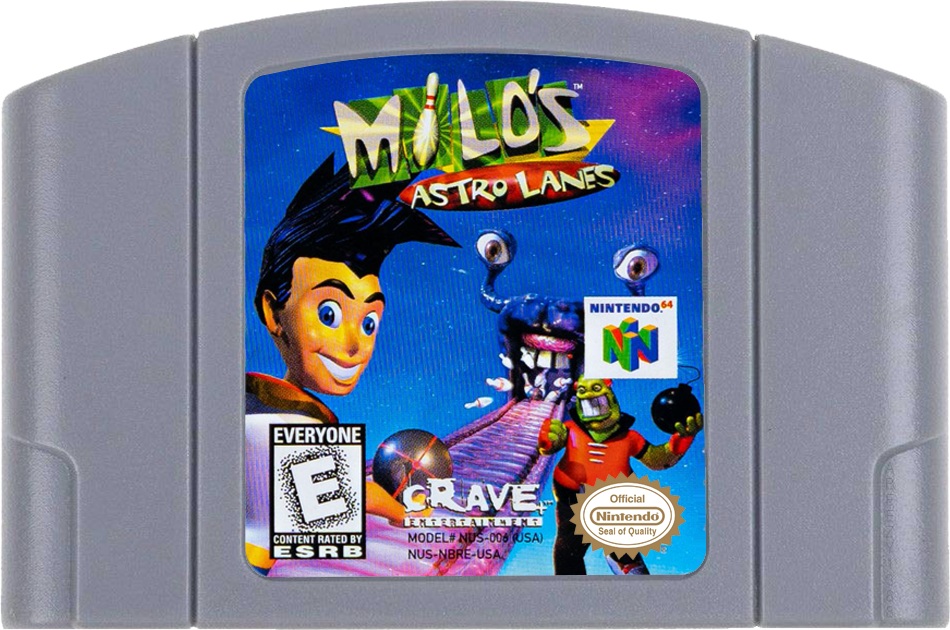 MILO'S ASTRO LANES - NINTENDO 64