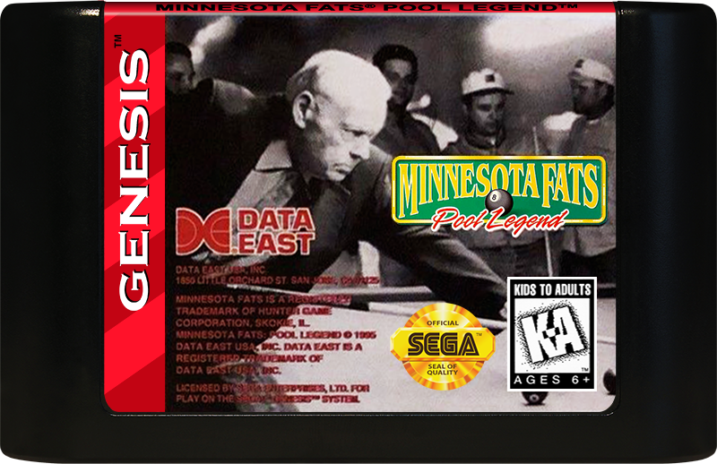 Minnesota Fats Pool Legend - SEGA GENESIS