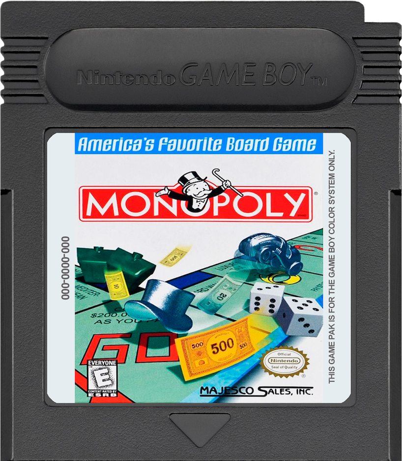 Monopoly for Gameboy discount Color