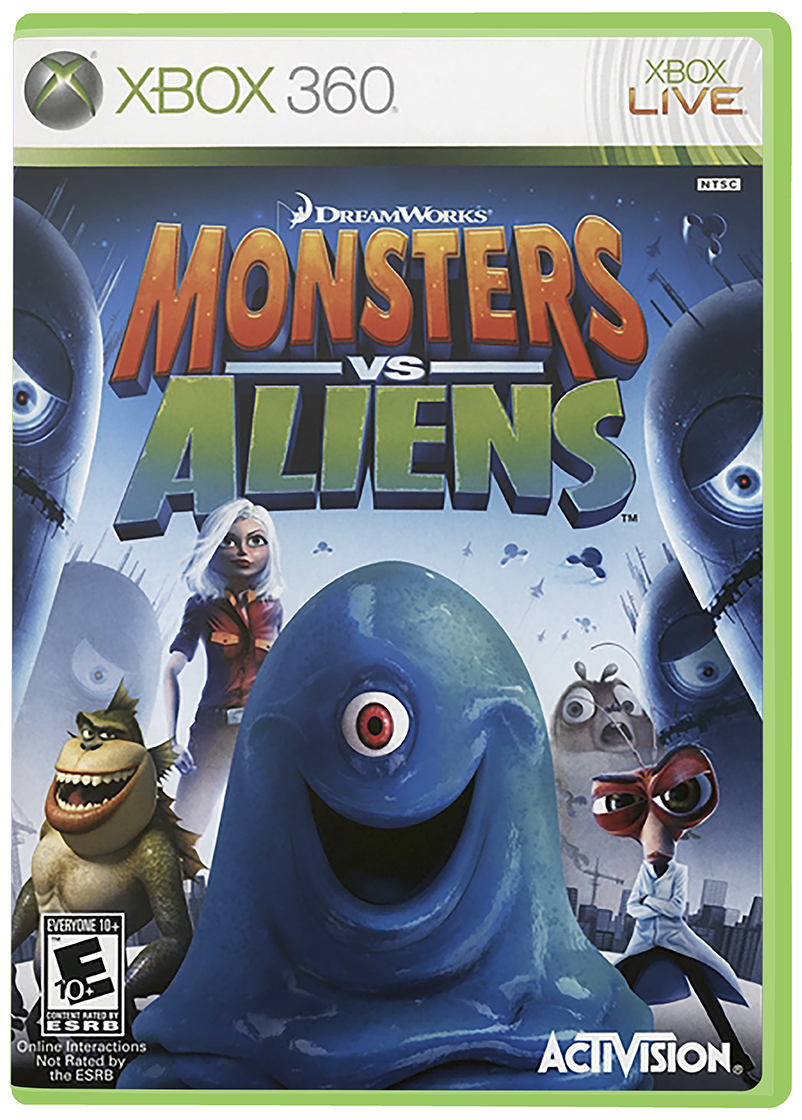 Monsters vs Aliens - XBOX 360