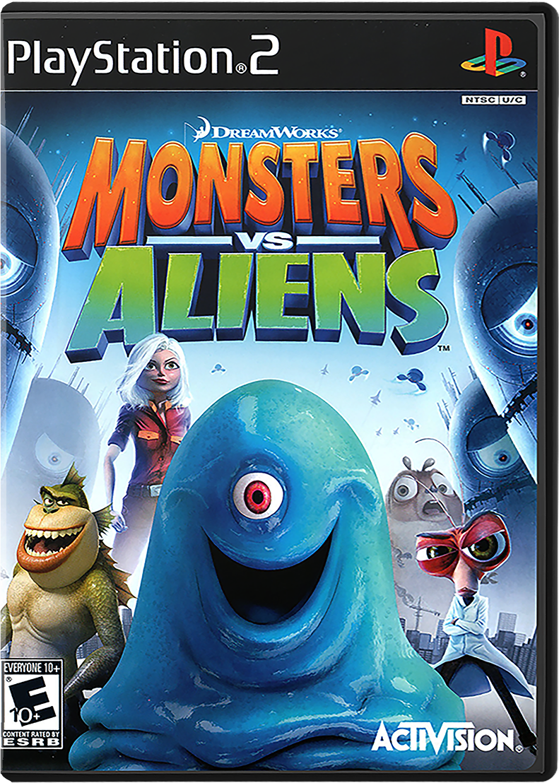 Monsters vs Alien - PLAYSTATION 2