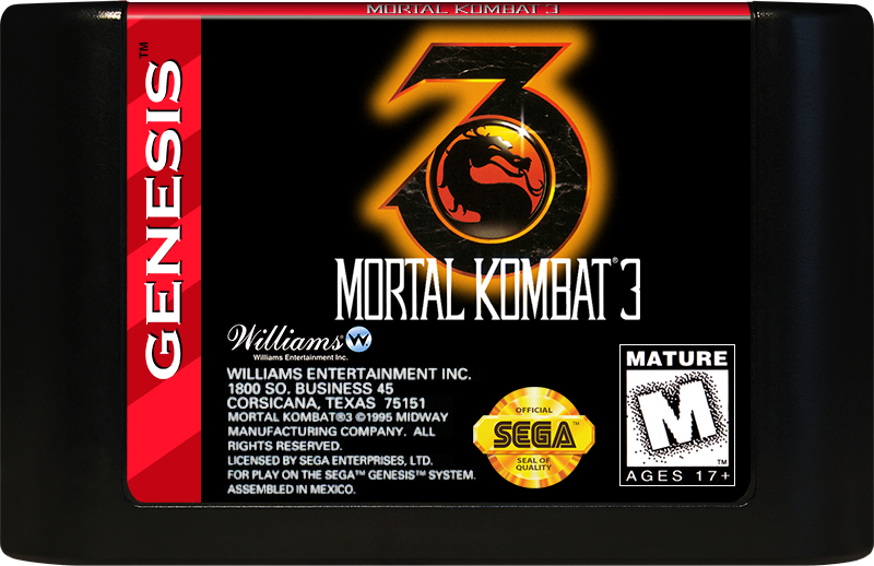 Mortal Kombat 3 - SEGA GENESIS