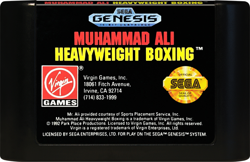 Muhammad Ali Heavyweight Boxing - SEGA GENESIS